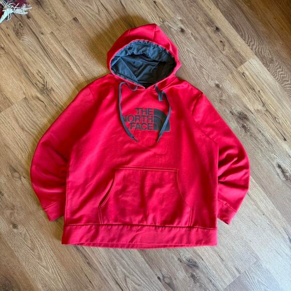 The North Face Men's Vibrant Red Hoodie - Picture 7 of 8